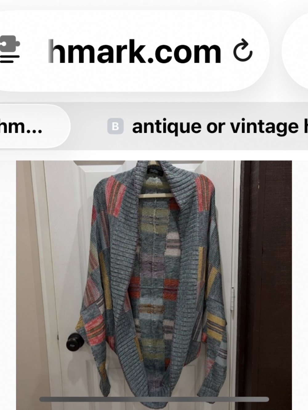 Peruvian Connection Kaffe Fassett Imani Pima Cotton Cocoon Cardigan XL - Excelle